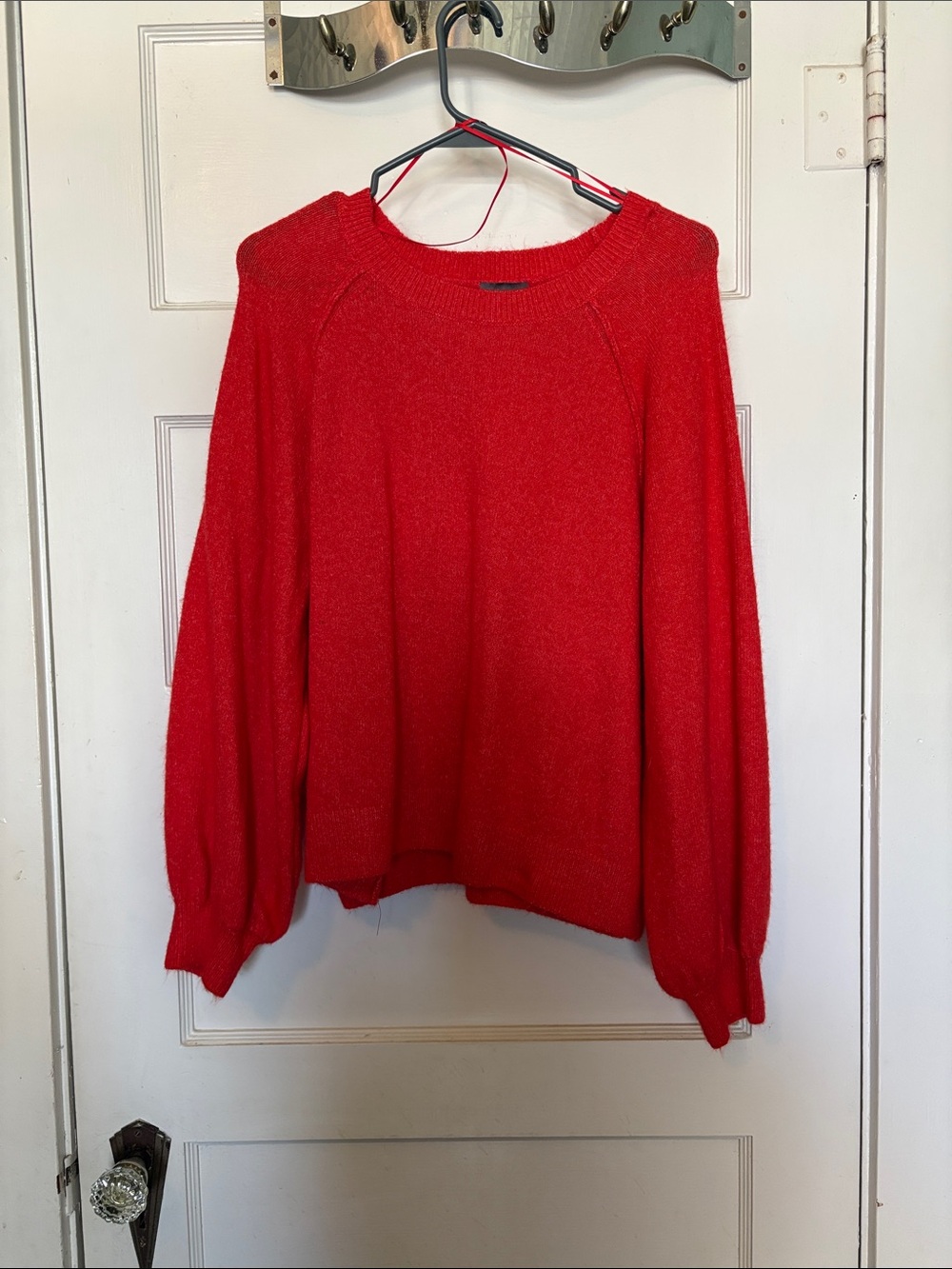 Vince Camuto Classic Red Crewneck Sweater Women’s Size L
